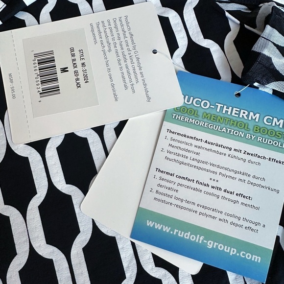 G Lifestyle Long Sleeve Crew Golf Top - Picture 3 of 7